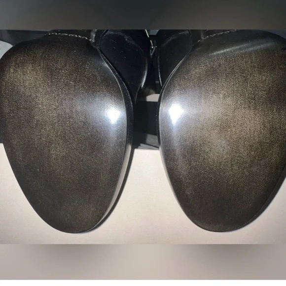 Black Burberry BarktolBuckle Platform Over the Knee High boots sz UK36 US 6 NWT - Picture 10 of 13